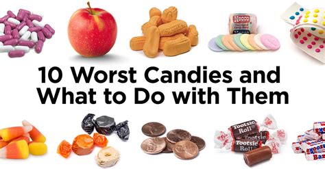 the quality of the candies are poor